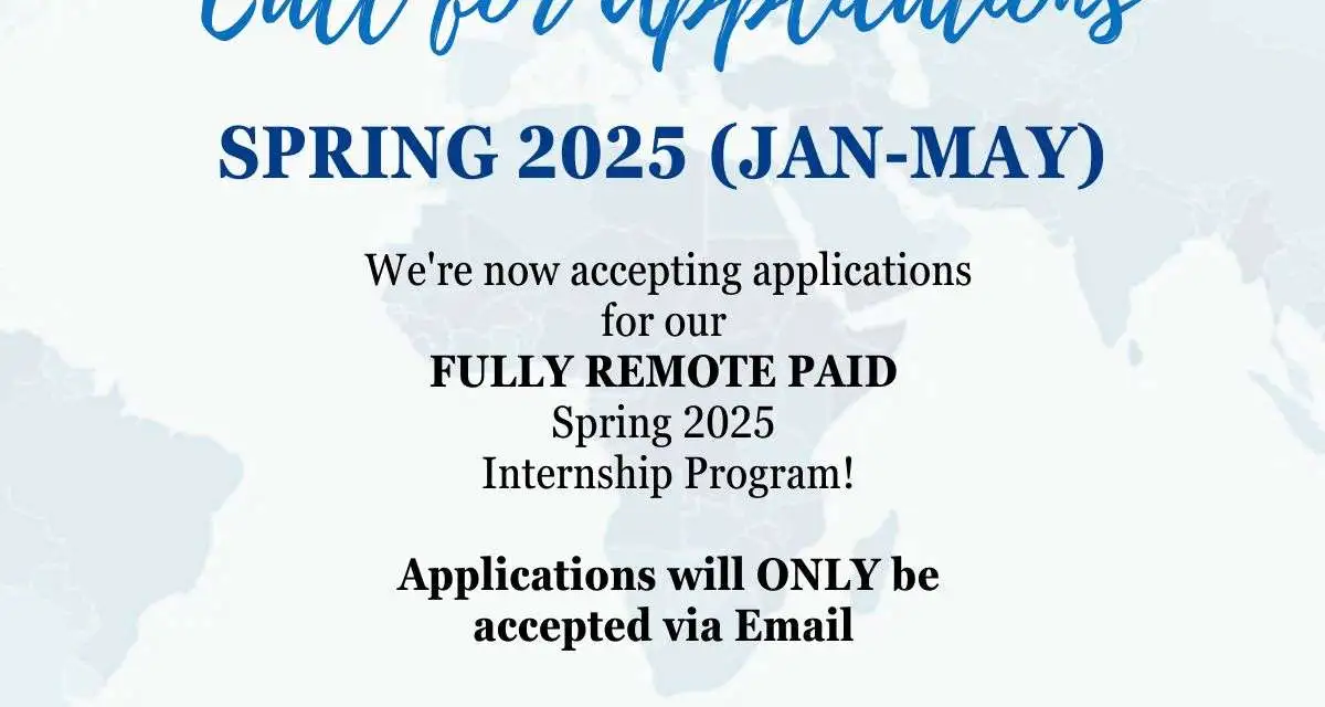 Internships: Paid Remote Spring 2025 Internships at The Fund for Peace